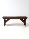 primitive antique rustic farmhouse bench