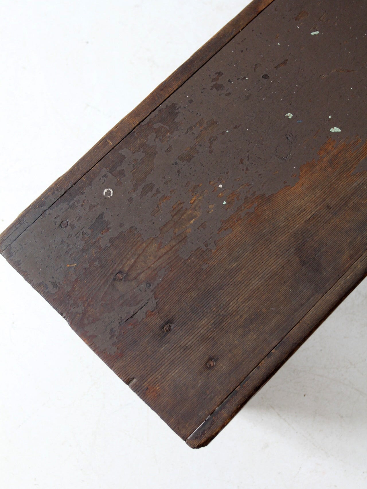 primitive antique rustic farmhouse bench