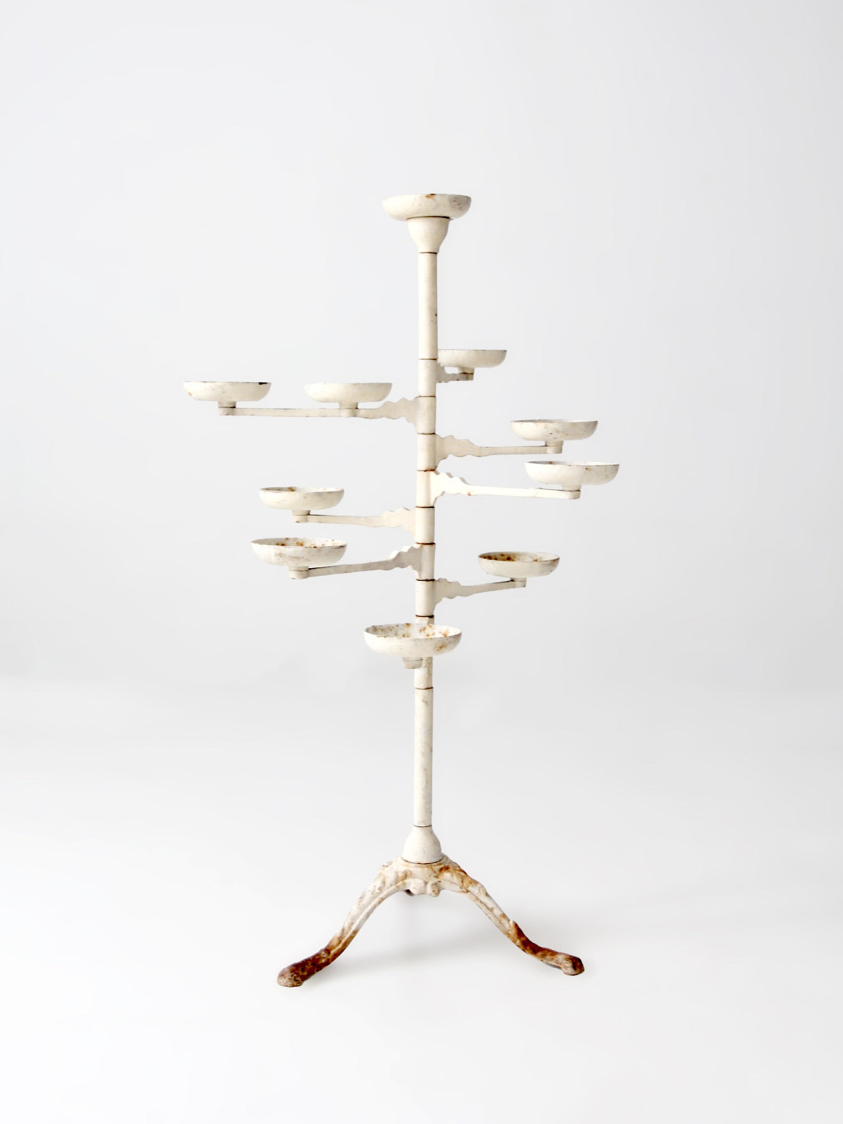 antique Victorian cast iron plant stand