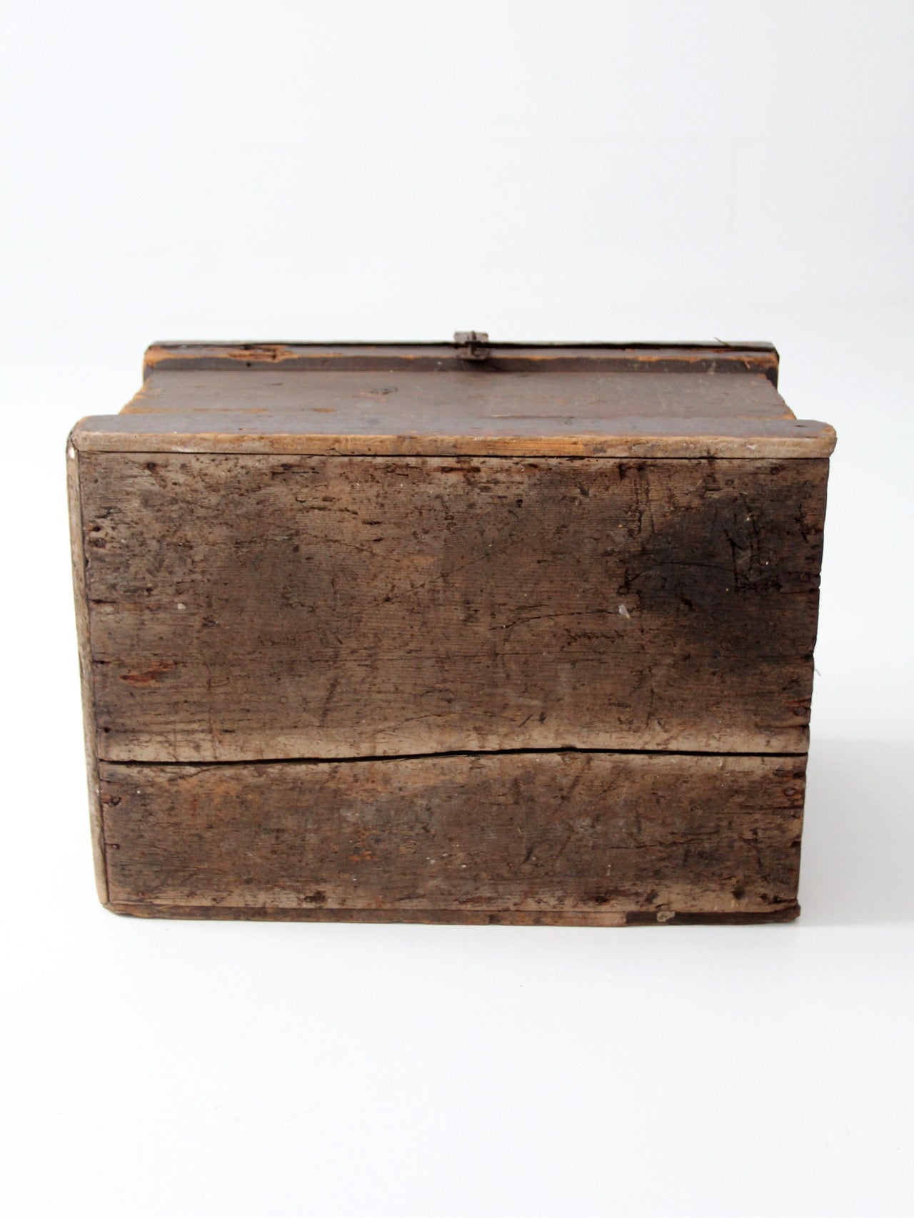 antique railroad conductor's box with original railway paperwork