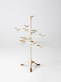 antique Victorian cast iron plant stand