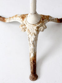 antique Victorian cast iron plant stand