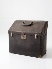 antique industrial travel case trunk