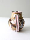 vintage studio pottery pitcher
