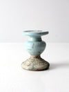 vintage pottery candle pedestal