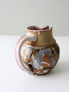 vintage studio pottery pitcher