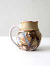 vintage studio pottery pitcher