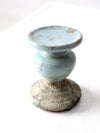 vintage pottery candle pedestal