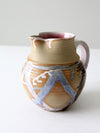 vintage studio pottery pitcher