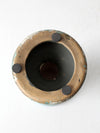 vintage pottery candle pedestal
