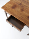 antique pine table with drawer