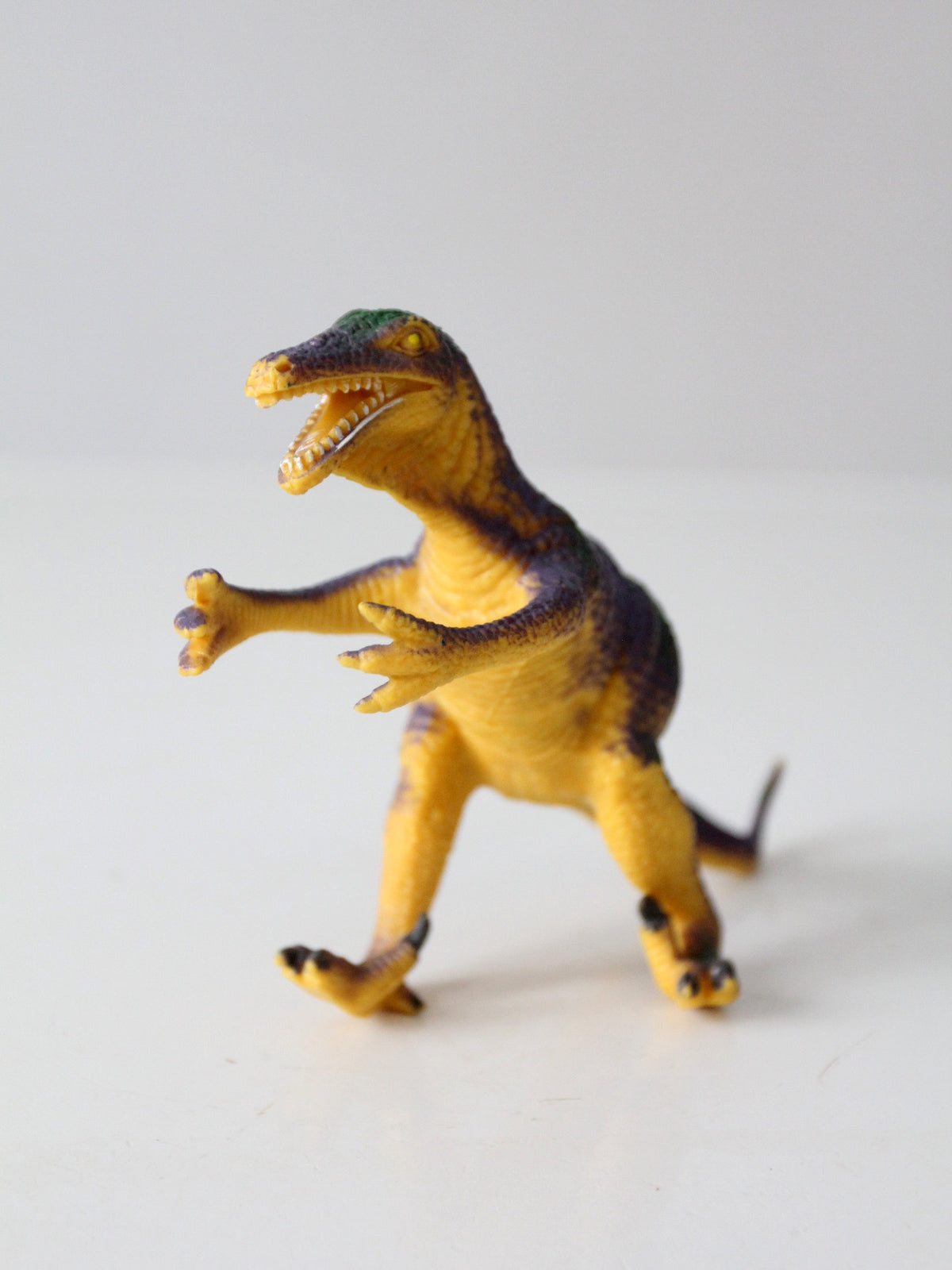 collection of six vintage dinosaur figures, 1993–2000