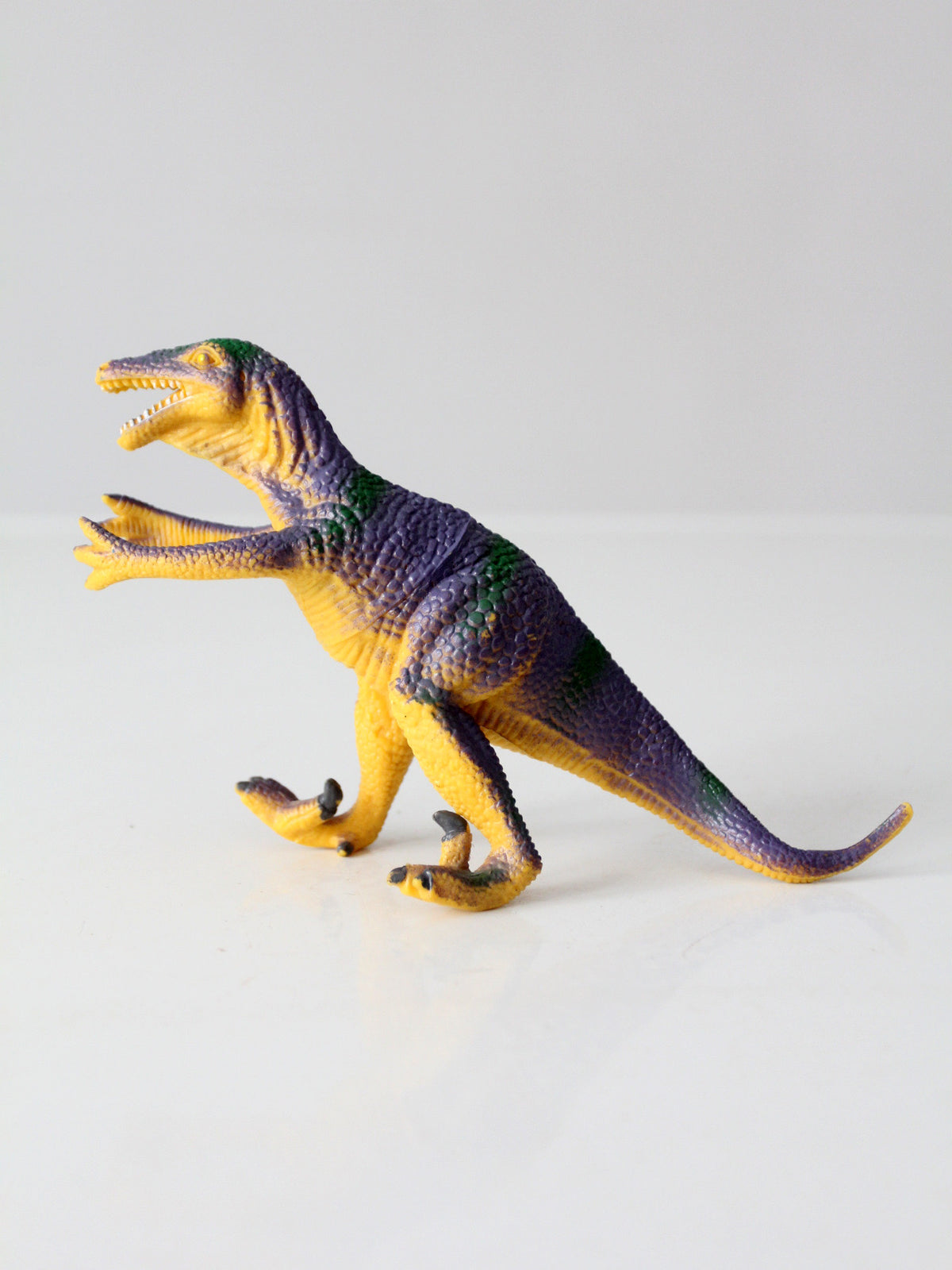 collection of six vintage dinosaur figures, 1993–2000