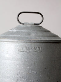 vintage galvanized chicken feeder