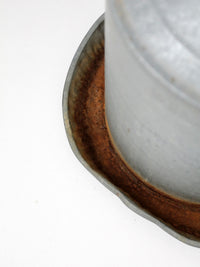 vintage galvanized chicken feeder