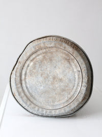vintage galvanized chicken feeder