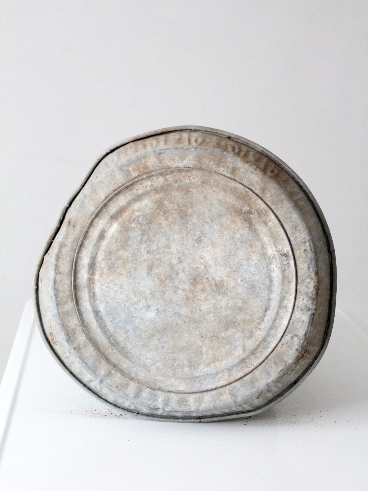 vintage galvanized chicken feeder