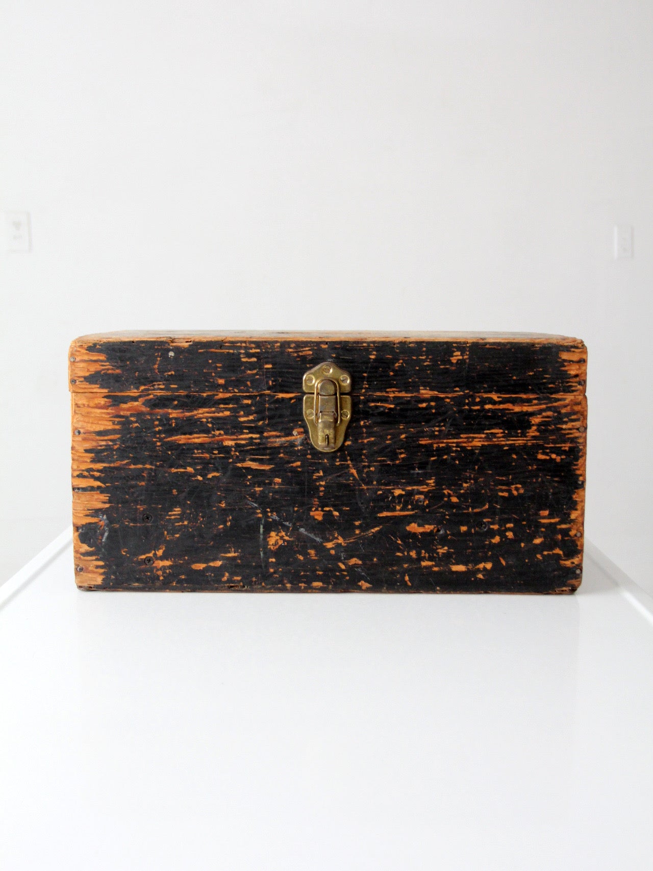 antique primitive ballot box