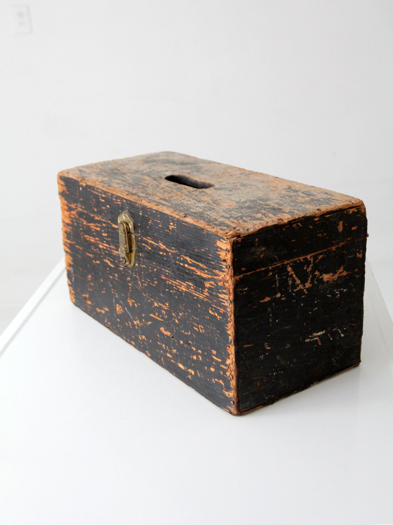 antique primitive ballot box