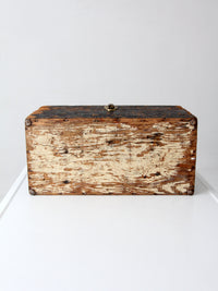 antique primitive ballot box