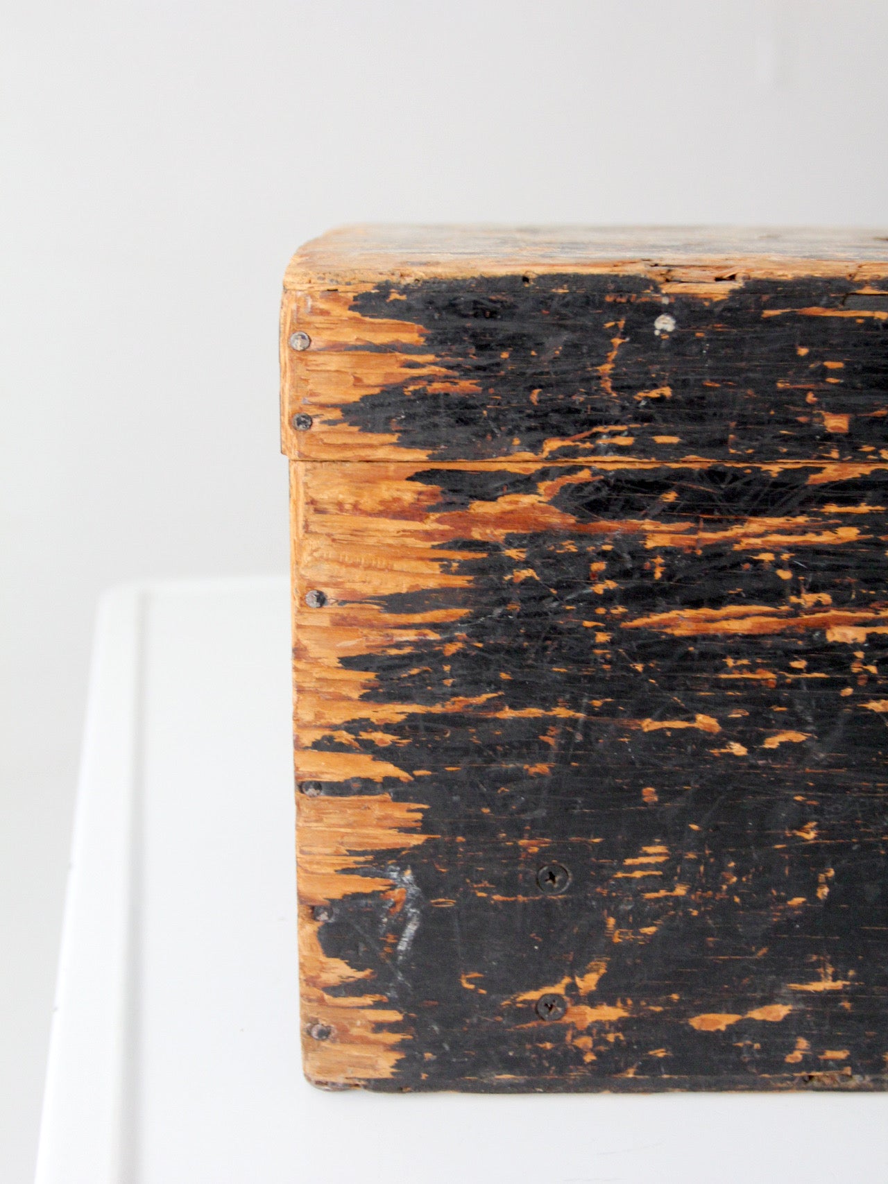 antique primitive ballot box