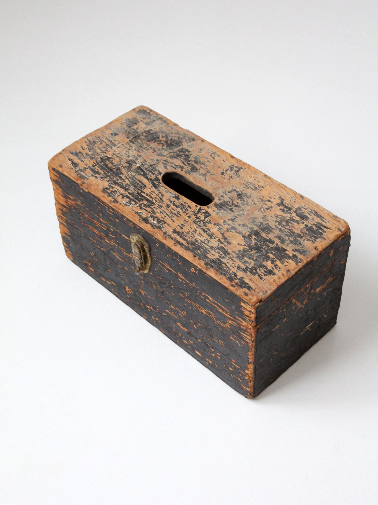 antique primitive ballot box