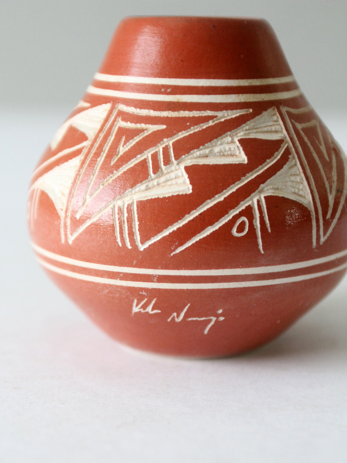 vintage Hozoni Pottery vase