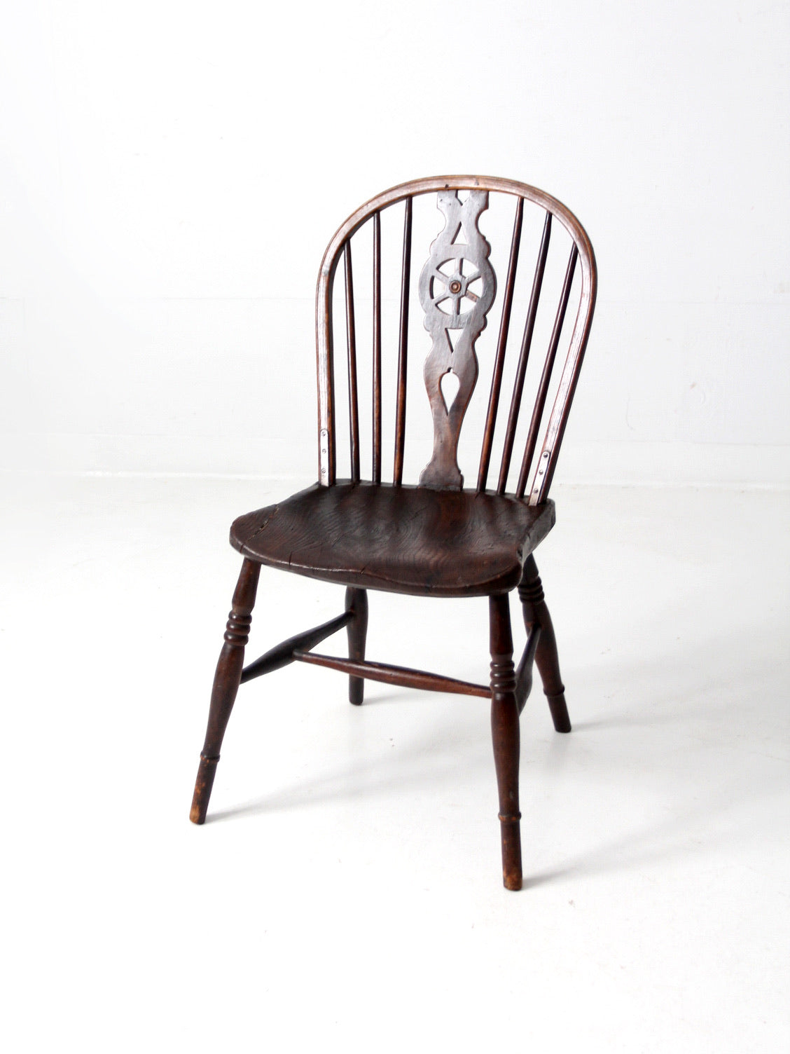 ダイニングチェア Vintage wheel back chair antique wheel back Windsor chair – 86 Vintage