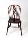 antique wheel back Windsor chair