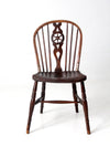 antique wheel back Windsor chair