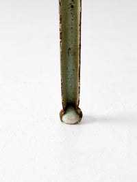 antique iron stand with ball feet