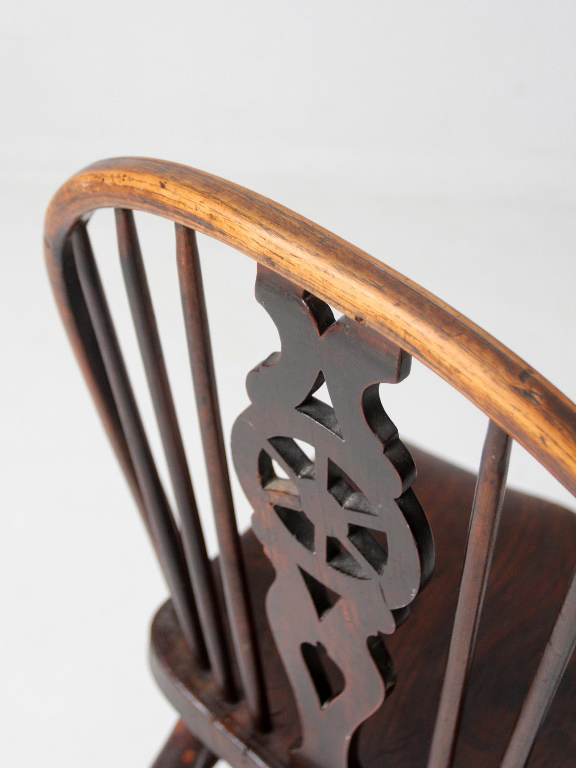 ダイニングチェア Vintage wheel back chair antique wheel back Windsor chair – 86 Vintage