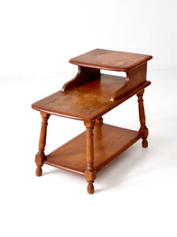 mid-century Early American step end table