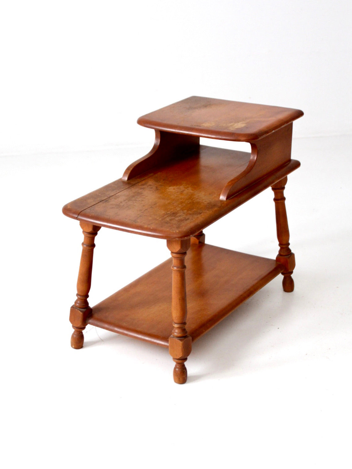 mid-century Early American step end table