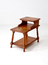 mid-century Early American step end table