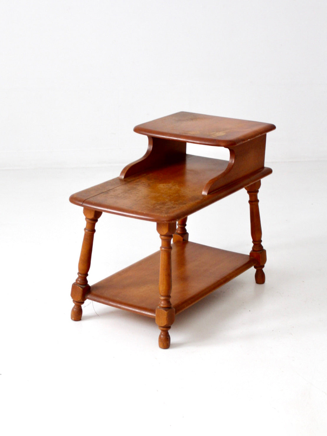 mid-century Early American step end table