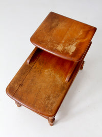 mid-century Early American step end table