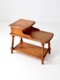 mid-century Early American step end table