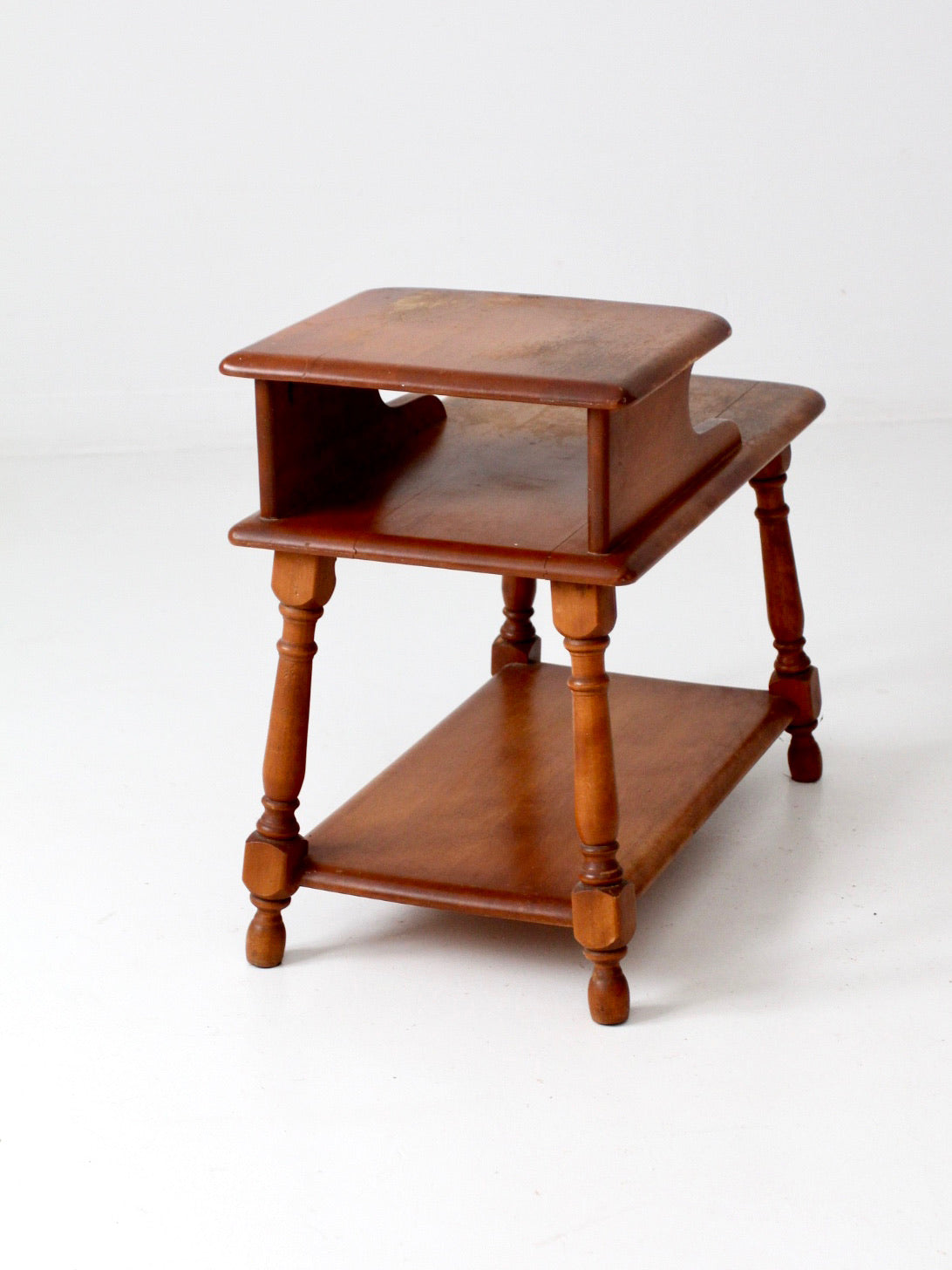 mid-century Early American step end table