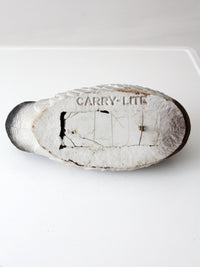 vintage Carry Lite mallard duck decoy