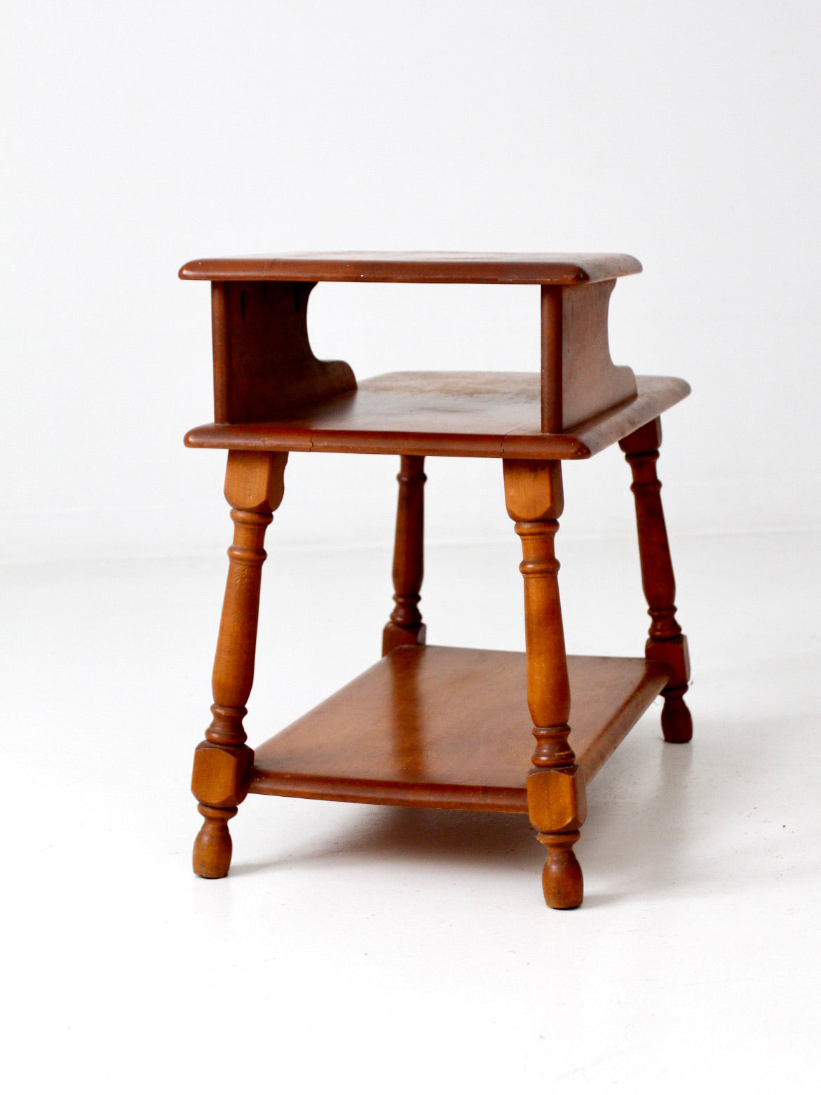 mid-century Early American step end table
