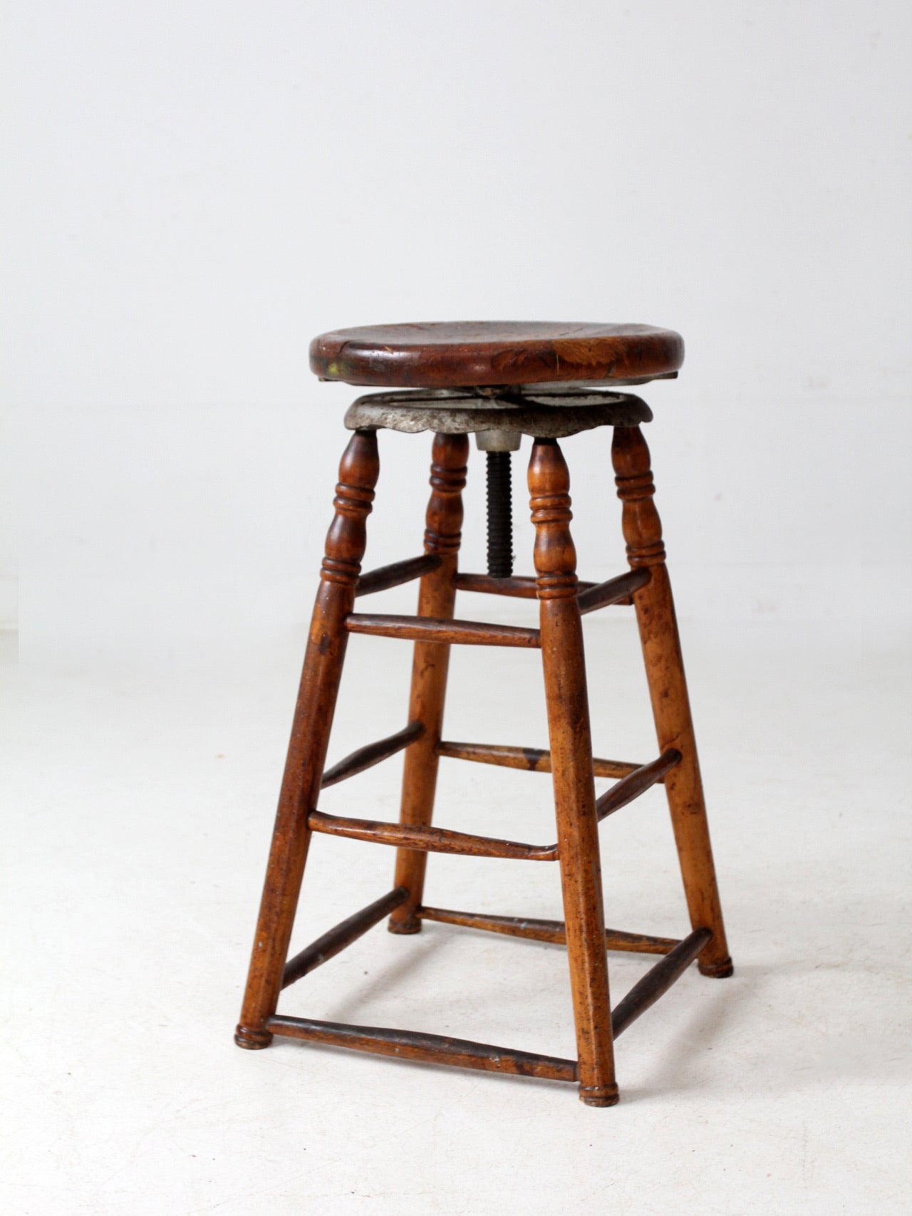 antique drafting stool
