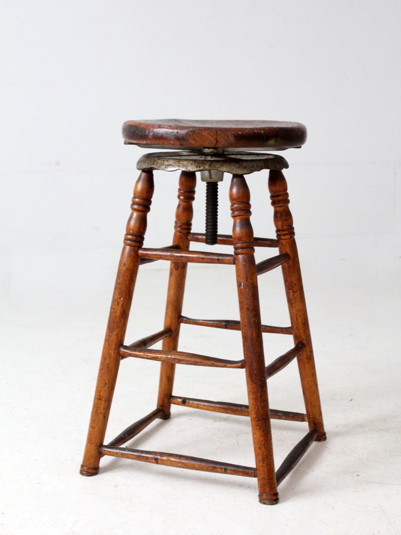 antique drafting stool