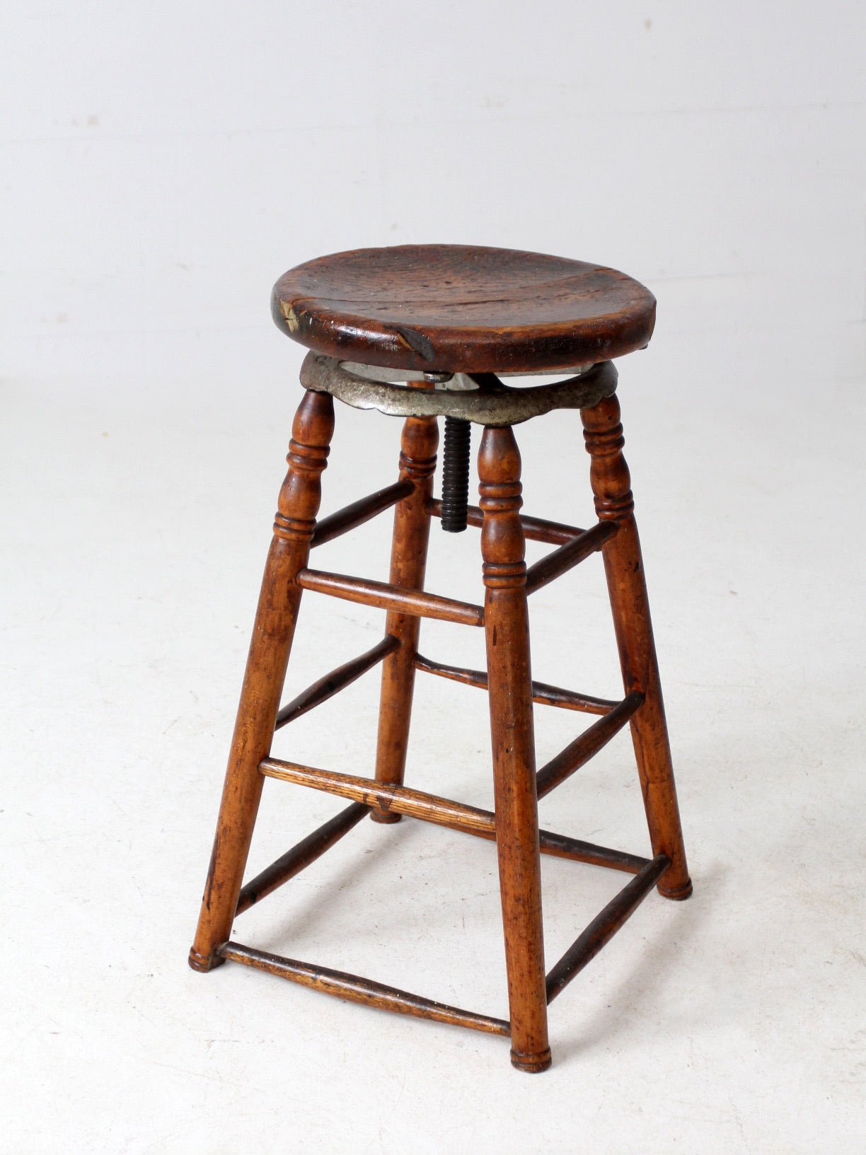 antique drafting stool