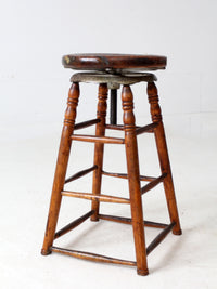 antique drafting stool