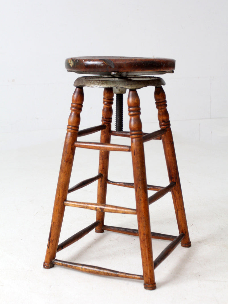 antique drafting stool