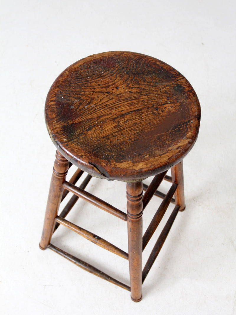 antique drafting stool