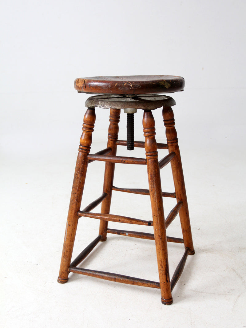 antique drafting stool