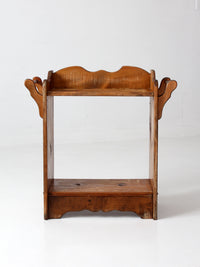 antique pine washstand with towel bars