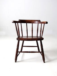 antique captain's chair